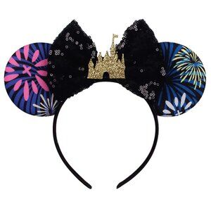 Mouse Ears Headbands Shiny Bows Mouse Ears Glitter Party Princess Decoration Cos